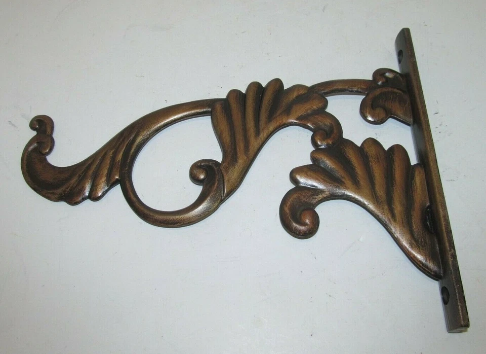 Кронштейн настенный барочный Hayes 12 дюймов литой алюминий - Изображение 2 из 4