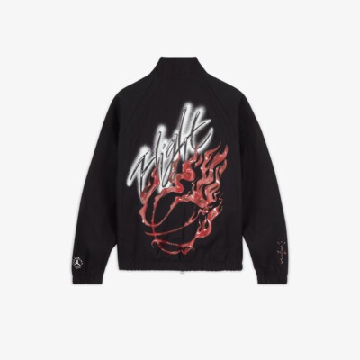 Nike Air Jordan Travis Scott Woven Jacket Size X Large Black
