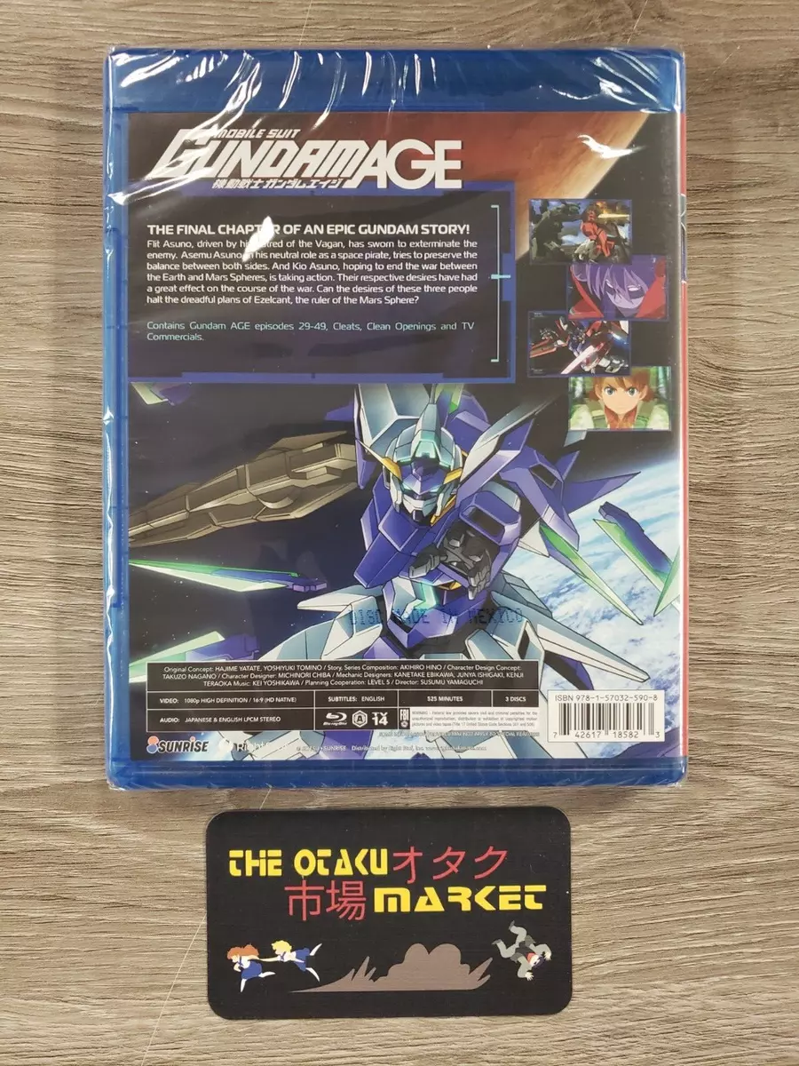Mobile Suit Gundam AGE complete Collection 2 NEW anime Blu ray