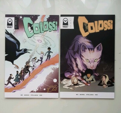 Colossi #1 #2 - Signed by Ricardo Mo - 1st Prints Vault Comics NEW B&B