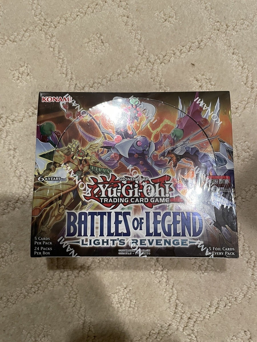 Yugioh Factory Sealed Booster Box: Battles of Legend: LIGHT'S REVENGE Yugioh Factory Sealed Booster Box: Battles of Legend: LIGHT'S REVENGE