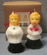 Boxed Set:  Two's Company "Cheerful Choir" Caroler ScentedCANDLES (Boxed/Unused)