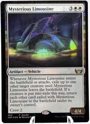 Mysterious Limousine 462 Foil Promo Street Of New Capenna SNC MTG LP