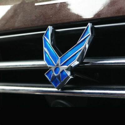Metal U.S. Air Force USAF Wings Car Front Grile Emblem Badge Decal Sticker