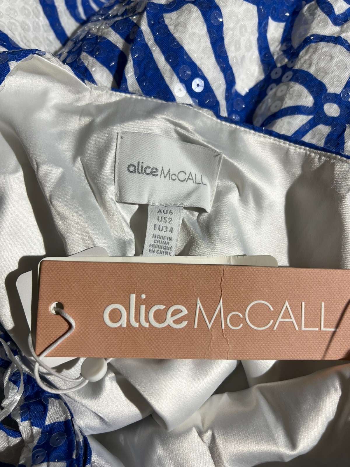 BNWT Alice McCall Royal Daisy Daze Gown - Size 2 US (RRP $699) image 7
