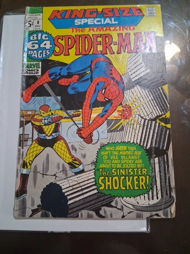 Amazing Spider-Man Annual #8 FN- 5.5 Shocker! Stan Lee script! John Romita!