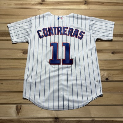 WILLSON CONTRERAS Chicago CUBS MAJESTIC BASEBALL JERSEY Cool Base Youth Medium