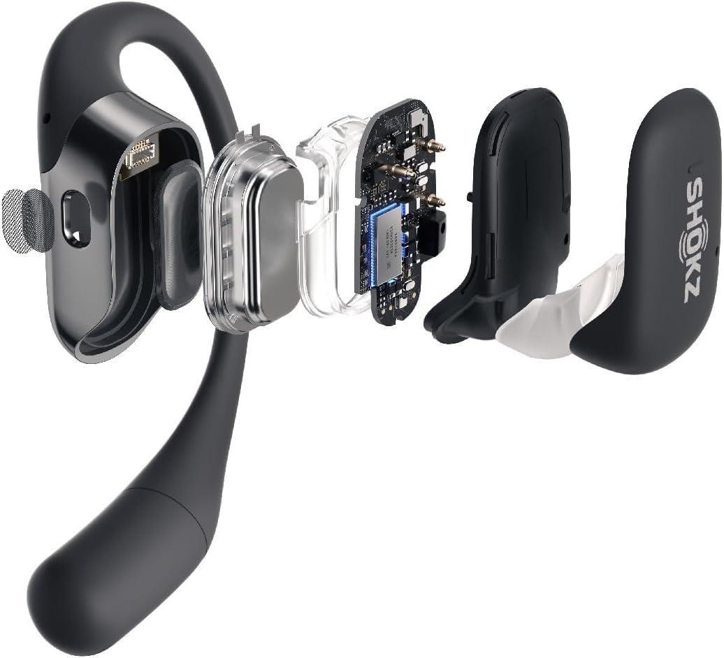 Shokz OpenFit T910 Black Open Ear Wireless Earbuds with