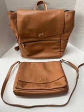 Freshly Picked Mini Classic Diaper Bag Backpack II  Crossbody Butterscotch