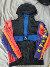 RARE Nike Air Jordan Wings Windwear Packable Hood Jacket AV1834-011 Men's S -006