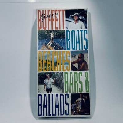 VTG Jimmy Buffett Four CD Set Boats Bars Beaches and Ballads with Handbook 1992