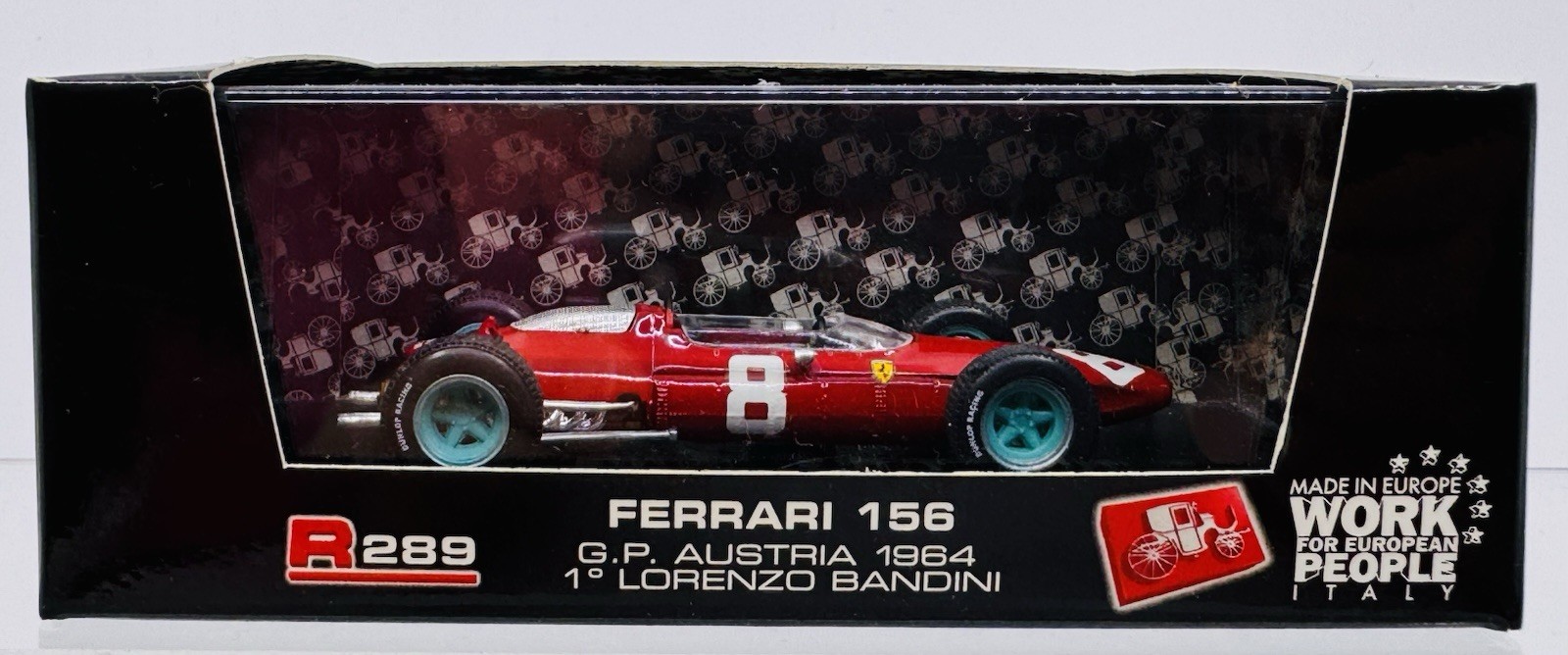 Ferrari 156 F1 vintage Brumm revivez l'émotion des circuits de 1964