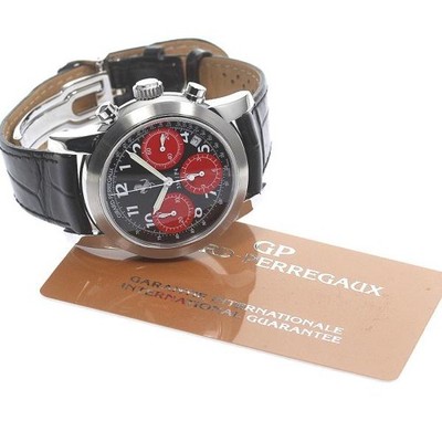 Girard-Perregaux 80280 39mm SS Black / Red Dial Automatic Watch #C15994