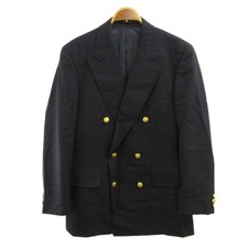 Brooks Brothers Navy Blue Tailored Blazer 38 Golden Button DoubleBreasted Ages