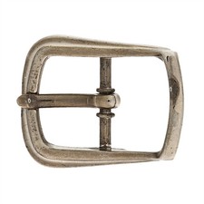 1" Center Bar Plain Traditional Leathercraft Hardware Replacement Belt Buckle