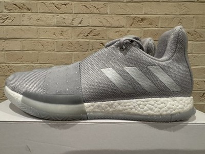 Adidas Boost Harden Vol. 3 Voyager Basketball Shoes Silver F36443 Men s Sz 9