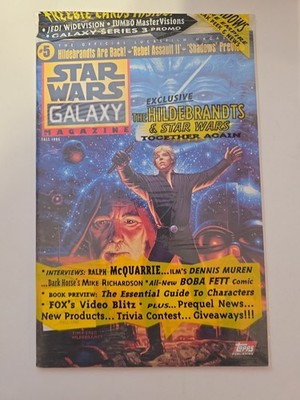 Star Wars Galaxy Magazine #5 Fall 1995 Polybag Sealed with Topps Trading Cards