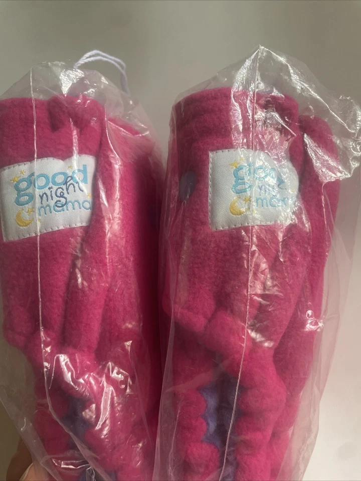 2 pañales reutilizables Good Mama Night terciopelo bambú magenta y púrpura  Foto 2 de 4