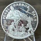 1991 50TH ANNIVERSARY OF PEARL HARBOR DALA FINE SILVER ART ROUND