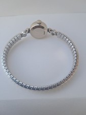 Vintage 1950's 14k Omega Ladymatic self-winding faceted crystal watch Pristine! 5