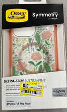 OtterBox iPhone 16 Pro Max Symmetry Case W/ MagSafe Peachy Bloom 77-97194