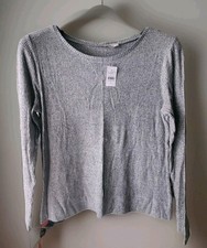 NWT's Womans Loft Pullover Soft Feel Sweater Medium Heather Gray  