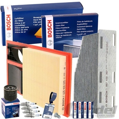 BOSCH INSPEKTIONSPAKET passend für 1.4+16V VW GOLF 5 6 CADDY 3 OCTAVIA 1Z