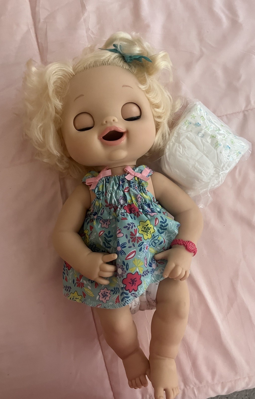 RARE 2010 Interactive Baby Alive WORKS + 2006 vintage Baby A