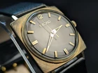 ​Vintage 1960s Seiko Diashock 10K Gold Filled Square Dress Watch Hand Wind Runs