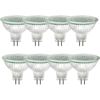 8x MR16 12V 35W Halogen Leuchtmittel, Dimmbar, 2700K Warmweiß, 420lm, GU5.3, ...