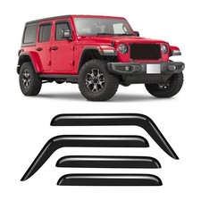 Window Visor Compatible with Jeep Gladiator Wrangler Deflector Sun/Rain Guards