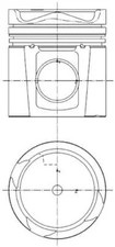 Engine piston 99985600 KOLBENSCHMIDT for BUICK REGAL