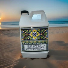 LEMON🍋VERBENA HAND SOAP 🧼 REFILL 64OZ.~PERUGIA ITALIAN DRUTA~HOME & BODY CO.