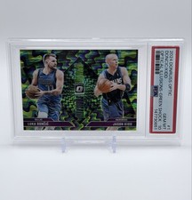 2024-25 Donruss Optic Optical Illusions Luka Doncic Jason Kidd /149 Green PSA 10