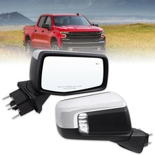 Right Passenger Side Mirror Compatible With 2019-2025 Chevy Silverado 1500 With