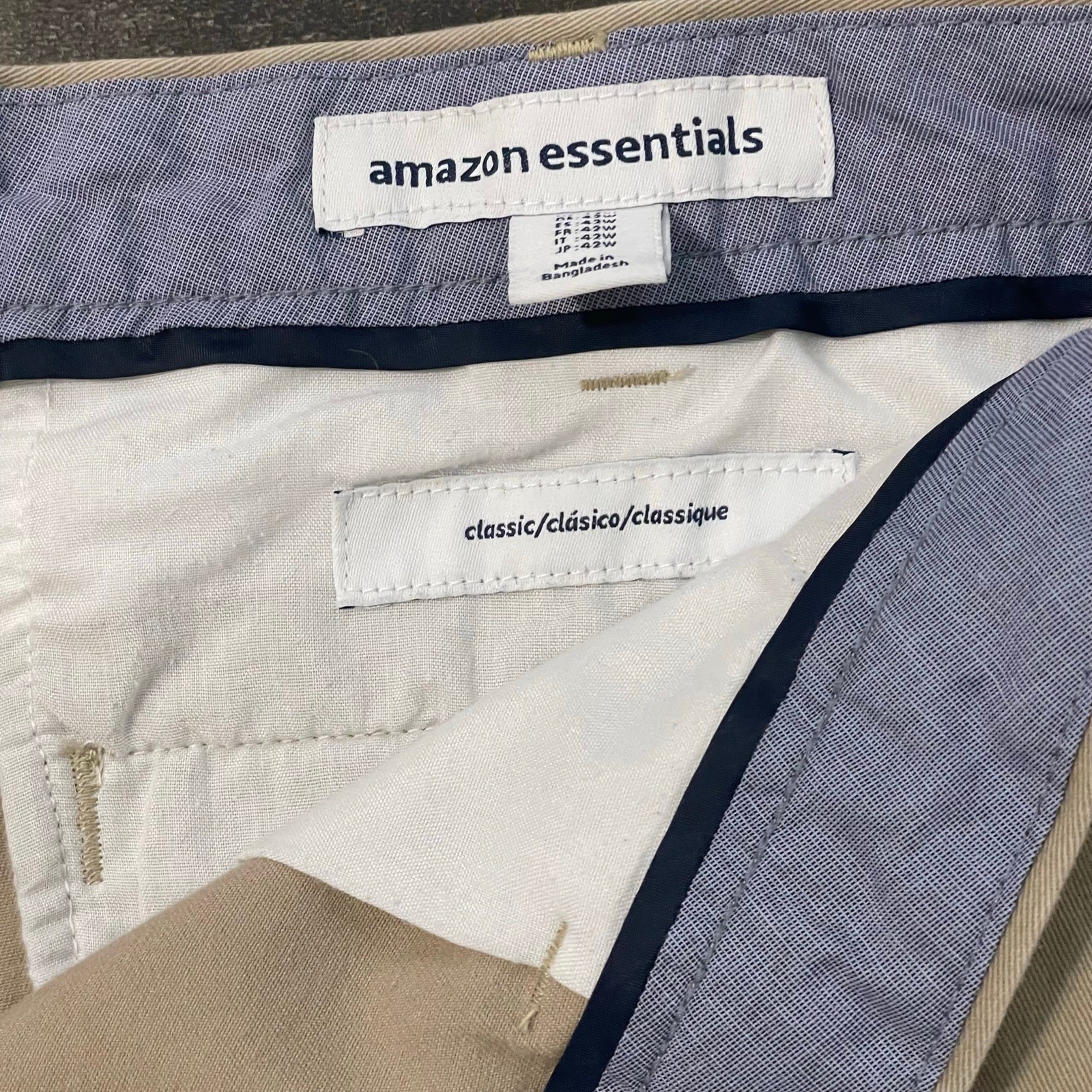 Amazon Essentials Classic-Fit Flat Front Chino Sh… - image 9