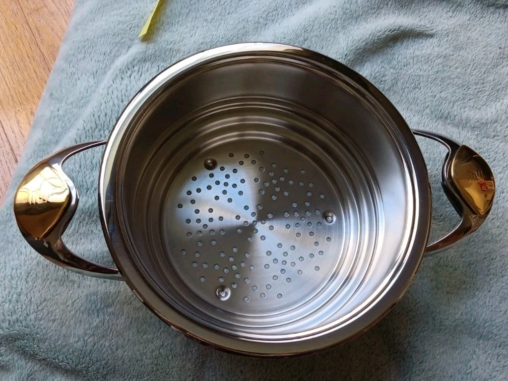 Zepter International Stainless Steel Strainer with Handles
Opens in a new window or tab