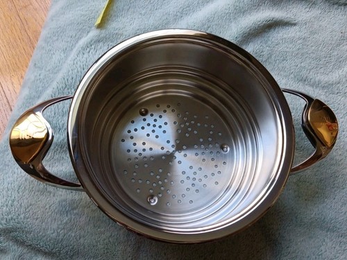 Zepter International Stainless Steel Strainer with Handles