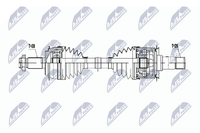 Antriebswelle NTY NPW-ME-072 FüR Mercedes Vito Bus W639 Mixto Viano 109 CDI 639