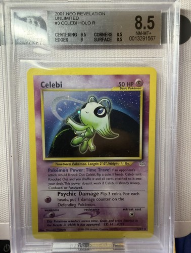 Celebi (Unlimited) graded BGS 8.5 for sale on eBay