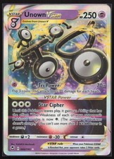 Unown VSTAR Silver Tempest 066/195 Ultra Rare Holo SIT Pokemon TCG Card NM