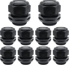 Cable Glands-PENGLIN 1-1/2" NPT Nylon 1-1/2 Inch (10-Pack), BLACK 