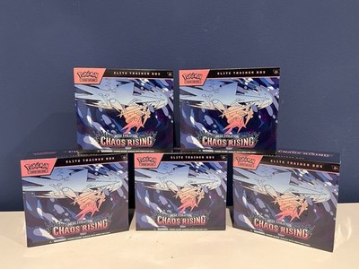 BRAND NEW SEALED - Chaos Rising ETBs