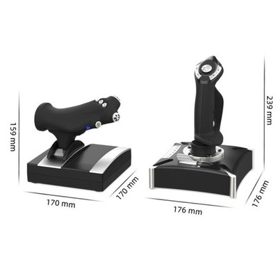 ABS Flight Controller für PC für PS4 für Xbox mit ergonomischem und kompaktem
