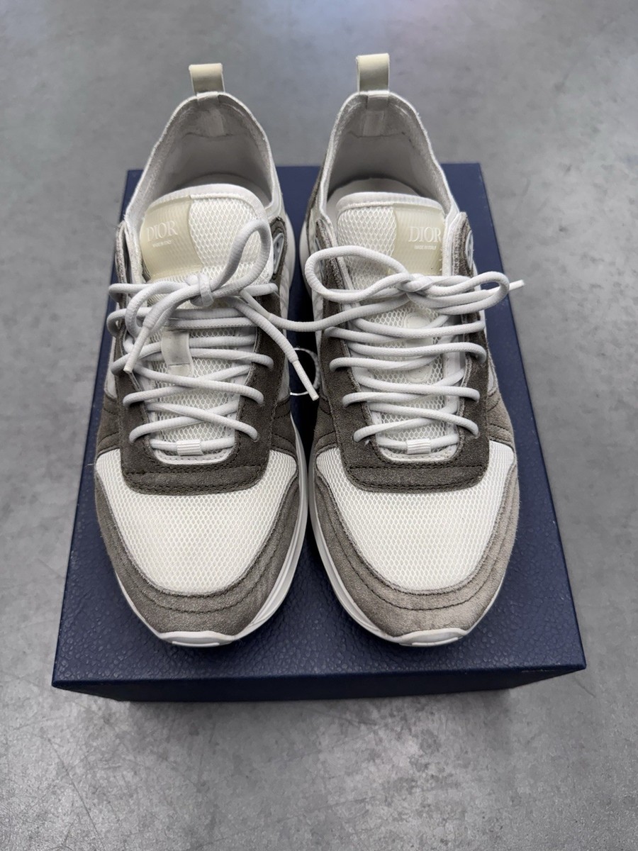 Dior B25 Runner Sneaker White / Grey Size 42 / US 9 | eBay