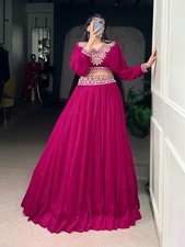 Ready made Lehenga co-ord set Lengha Choli Bridal Indian Wedding Party Bollywood