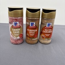 Lot Of 3 McCormick Salted Caramel Candy Cane ...