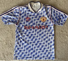 Manchester United away shirt 1990 1992 Sz 34-36 vintage Adidas