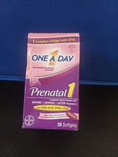 One A Day Prenatal 1 Complete Multivitamin/Multimineral 30 Softgels Exp. 9/26