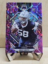 2023 Panini Mosaic - Rookies Mazi Smith #347 No Huddle Purple Mosaic Prizm...